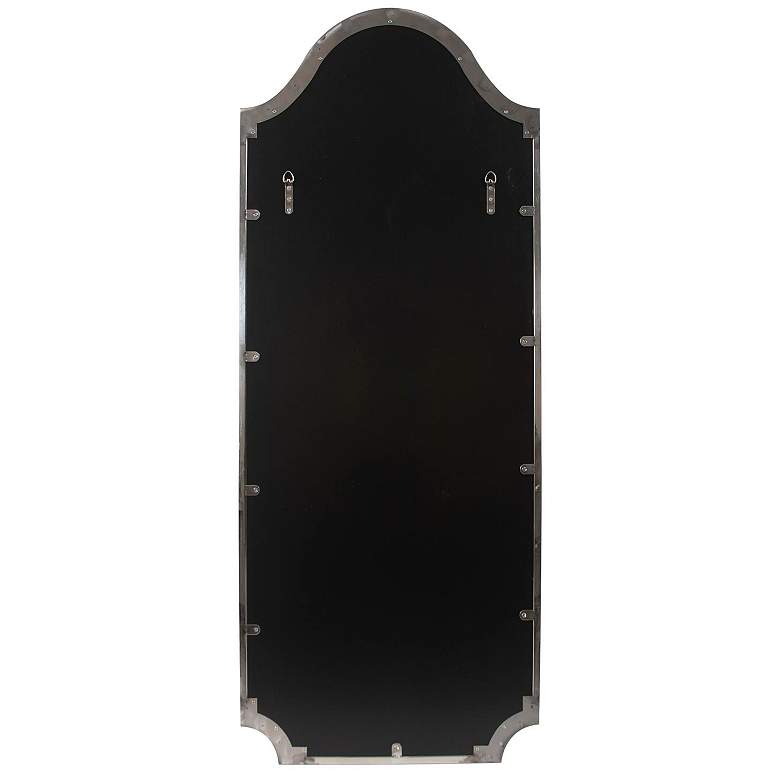 Image 4 Bosworth Silver 24" x 59" Scalloped Rectangular Wall Mirror more views