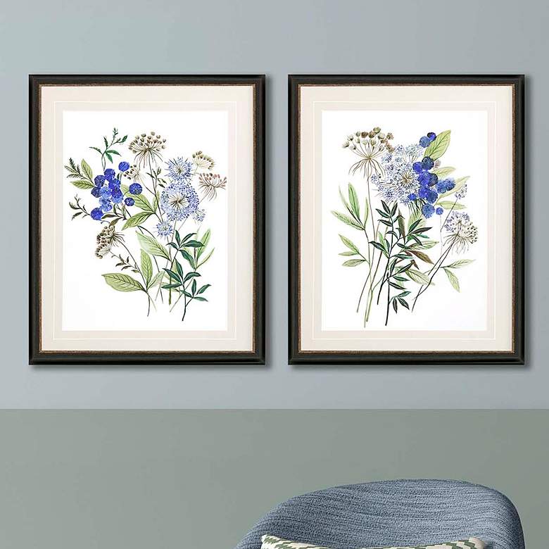 Image 1 Botana 32"H 2-Piece Shadow Box Giclee Framed Wall Art Set