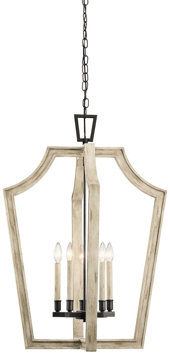 whitewashed pendant lighting