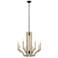 Botanica 29 1/2" Wide White-Washed Wood 8-Light Chandelier
