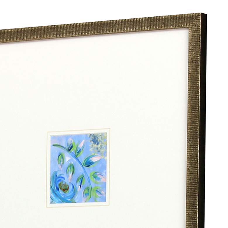 Image 4 Botanica I 16 inch Square 4-Piece Framed Giclee Wall Art Set more views