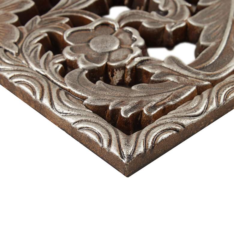 Image 4 Botanical 31 1/2" High Wood Wall Panels Set of 2 more views