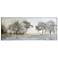 Botanical 71.85"W x 28.54"H Black Sliver Ps Framed Wall Art