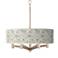 Botanical Ava 6-Light Nickel Pendant Chandelier