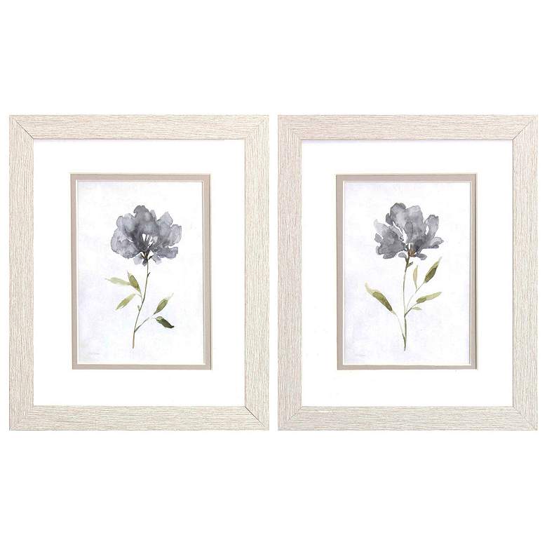 Image 1 Botanical Beauty 9"W x 11"H Framed Art Set of 2