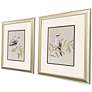 2_Botanical Birds 15"W x 17"H Transitional Framed Art Set of 2 more views