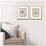 4_Botanical Birds 15"W x 17"H Transitional Framed Art Set of 2 more views