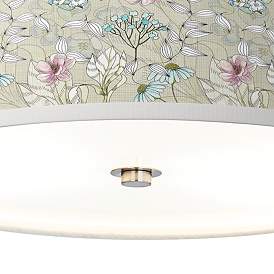 Image3 of Botanical Giclee Energy Efficient Ceiling Light more views