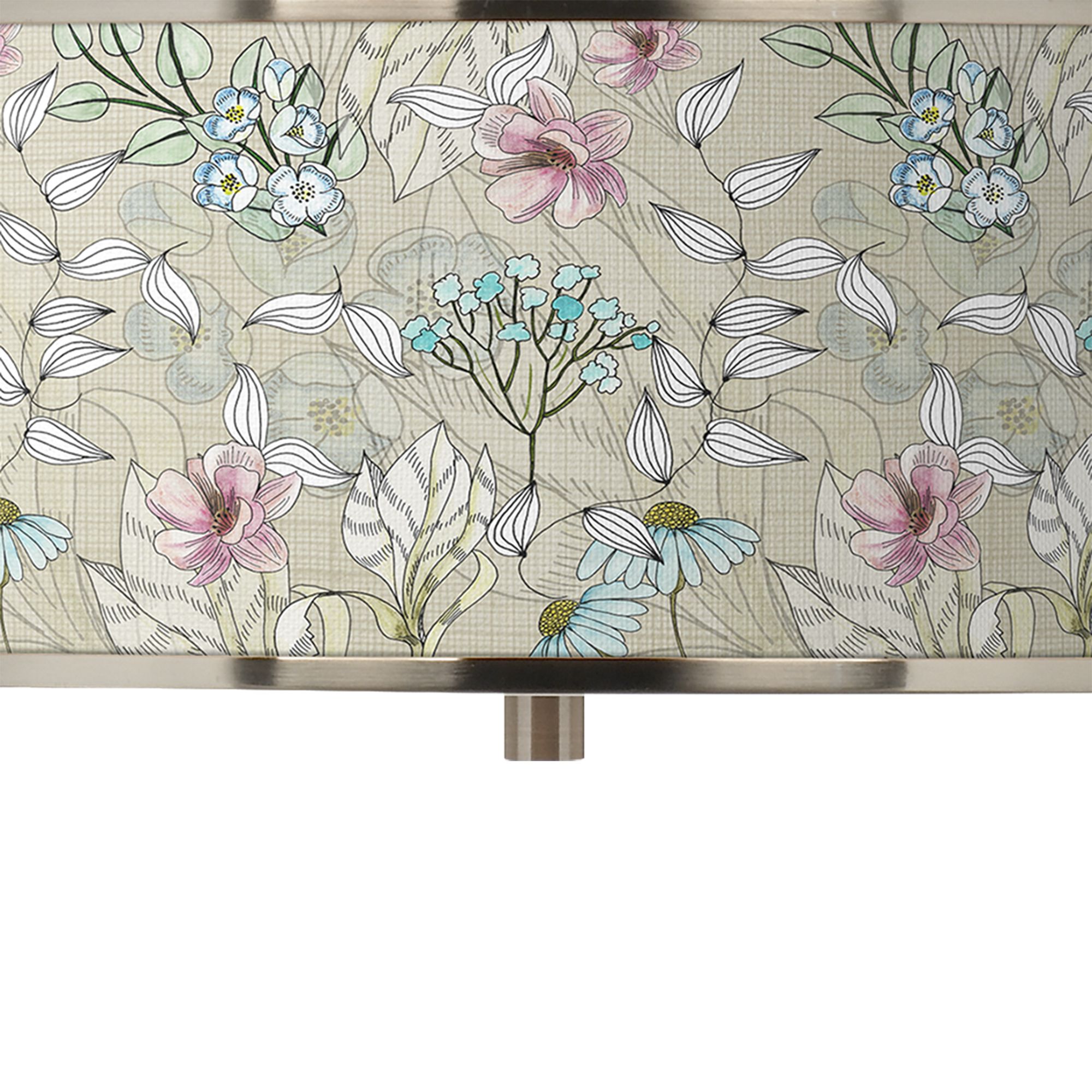 Image 2 Botanical Giclee Glow 16" Wide Pendant Light more views