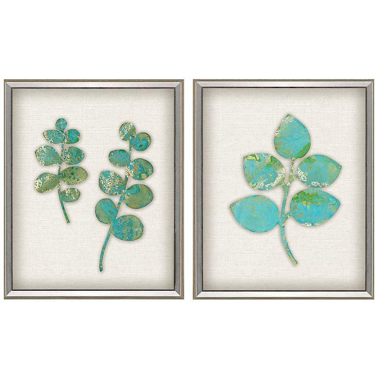 Image 1 Botanical I 18"W x 22"H Framed Art Set of 2