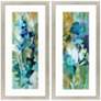 1_Botanical Illusion 46"H 2-Piece Framed Giclee Wall Art Set