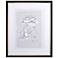 Botanical Linen I 27"W x 33"H Framed Art