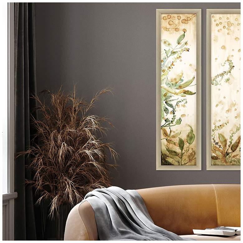Image 4 Botanical Odyssey I 14"W x 51"H Framed Art more views