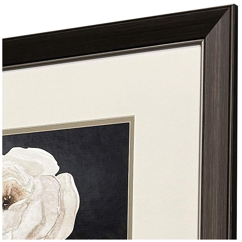 Image 3 Botanical on Black 21"W x 27"H Transitional Framed Art Set of 2 more views