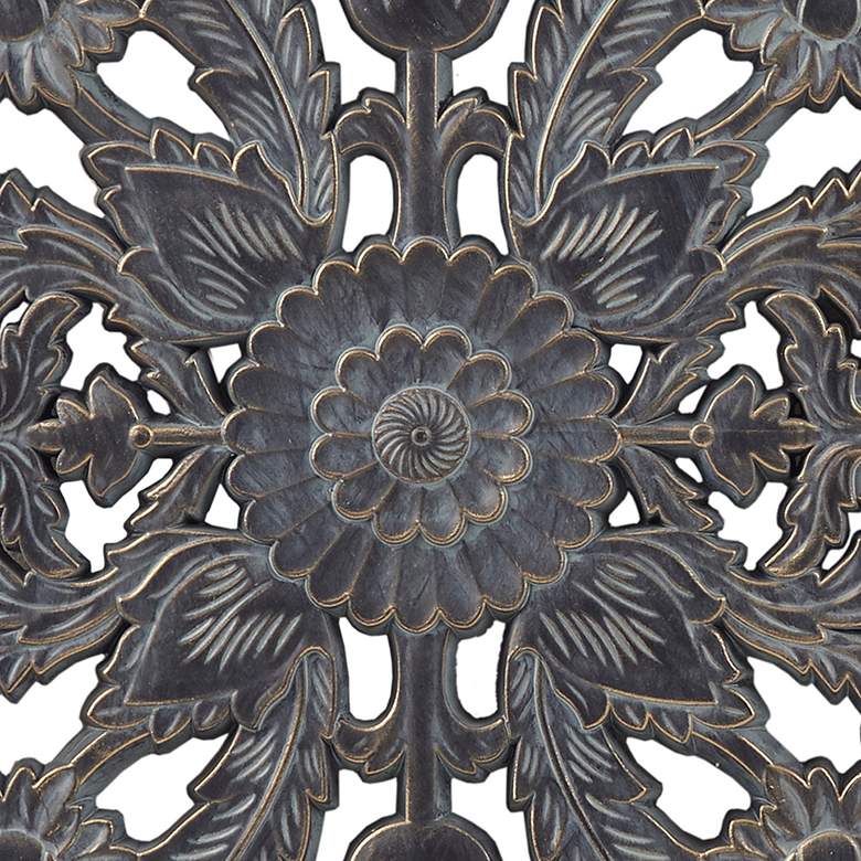 Image 3 Botanical Panel 31 1/2" High Antique Blue Wall Art Set of 2 more views