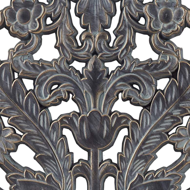 Image 4 Botanical Panel 31 1/2" High Antique Blue Wall Art Set of 2 more views