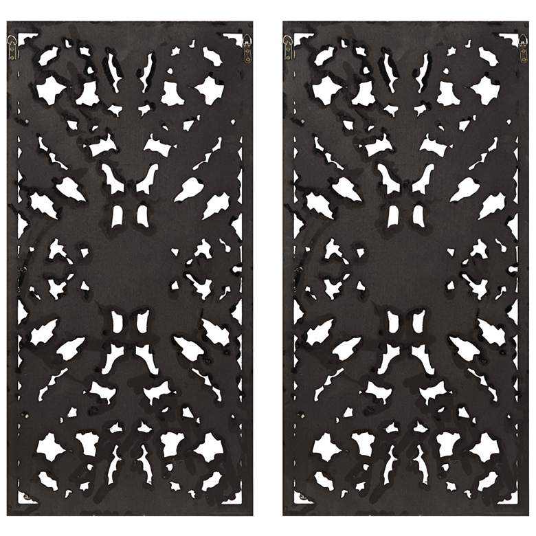 Image 7 Botanical Panel 31 1/2" High Antique Blue Wall Art Set of 2 more views