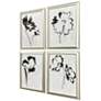3_Botanical Silhouettes 14"W x 18"H Framed Art - Set of 4 more views
