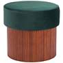 Boto Storage Ottoman Green