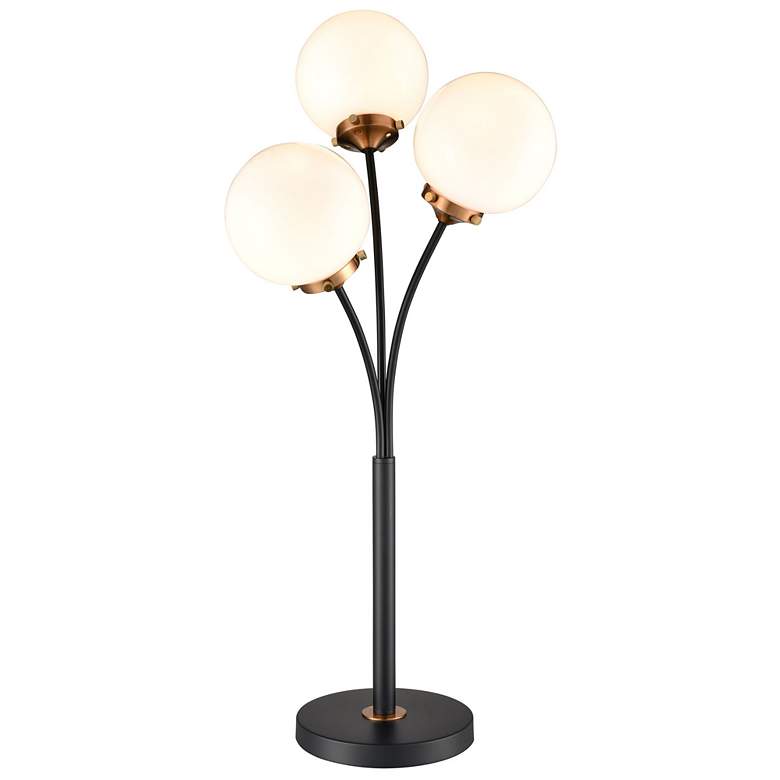 Image 1 Boudreaux 32" High 3-Light Table Lamp - Matte Black