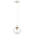 Boudreaux 6" Wide 1-Light Mini Pendant - Matte White