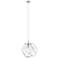 Boulder 12" Wide Chrome and Clear Glass LED Mini Pendant