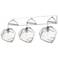Boulder - 3-Light Wall/Vanity Fixture - Matte Chrome Finish - Clear Glass