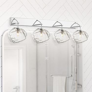 Boulder 31 3/4" Wide Stainless Steel 4-Light LED Bath Light