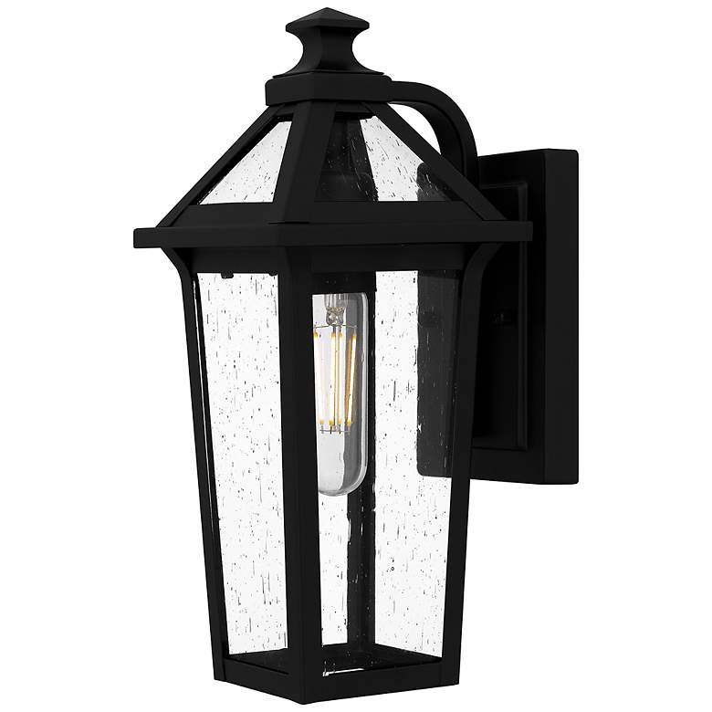 Image 2 Boulevard 1-Light Matte Black Outdoor Wall Lantern