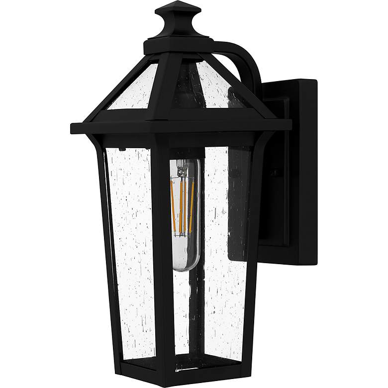 Image 3 Boulevard 1-Light Matte Black Outdoor Wall Lantern more views