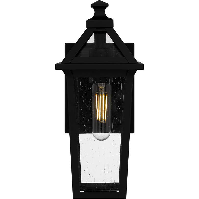 Image 4 Boulevard 1-Light Matte Black Outdoor Wall Lantern more views