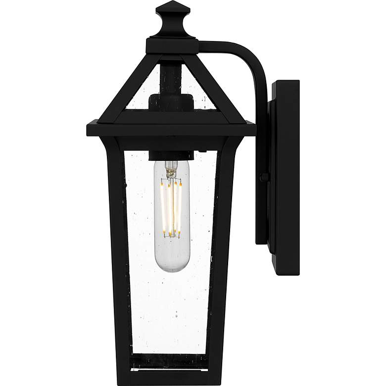 Image 5 Boulevard 1-Light Matte Black Outdoor Wall Lantern more views