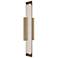 Boulevard 2.5"H x 18"W 1-Light Bath Vanity & Wall Light in Aged Brass
