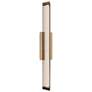 1_Boulevard 2.5"H x 24"W 1-Light Bath Vanity & Wall Light in Aged Brass