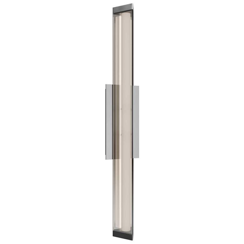 Image 1 Boulevard 2.5"H x 24"W 1-Light Bath Vanity & Wall Light in Brushed Nickel