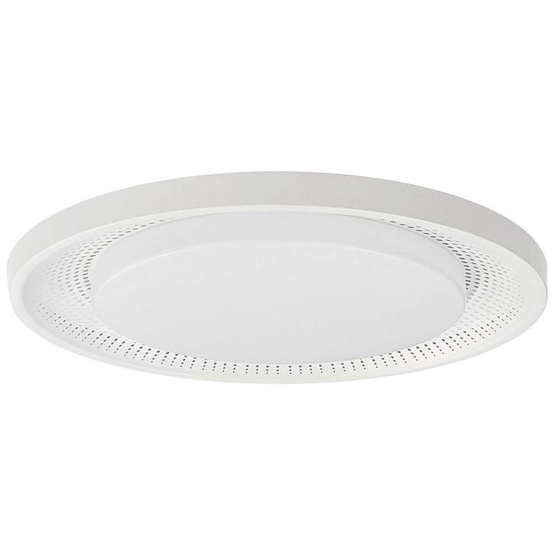 Image 1 Boullier 17.25" Wide Matte White 30W Flush Mount