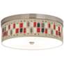 Bounce 14" Wide Giclee Energy Efficient Ceiling Light