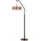 Bounce Bronze Downbridge Arc Floor Lamp