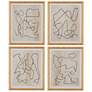 1_Bound 20" x 24" Framed Print Set of 4