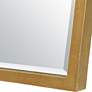 5_Boundary Antiqued Gold Leaf 36" x 31 3/4" Arch Wall Mirror more views