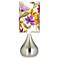 Bountiful Blooms Giclee Big Droplet Table Lamp