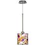 Bountiful Blooms Giclee Glow Mini Pendant Light