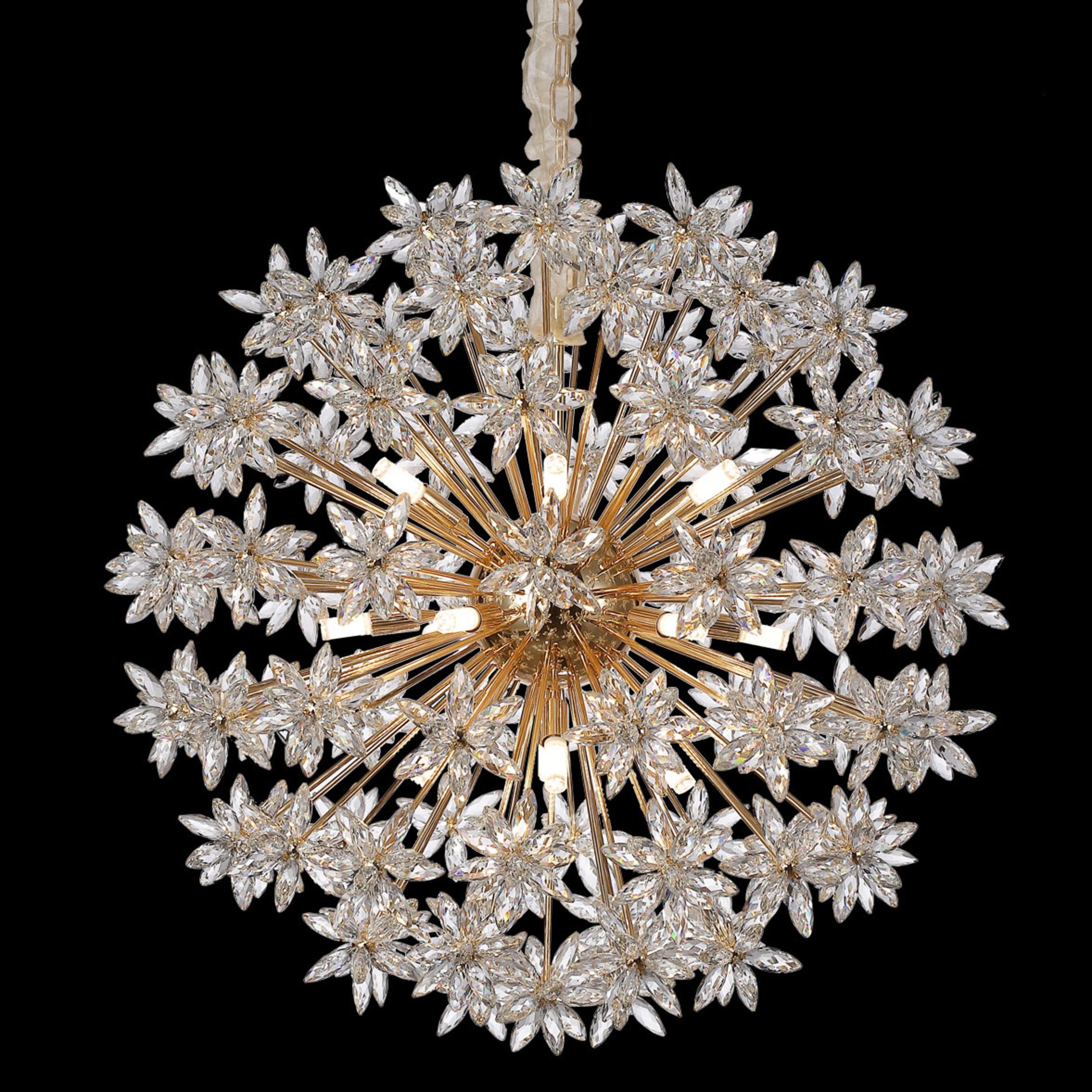 Allen and roth 18 fashion light starburst chandelier