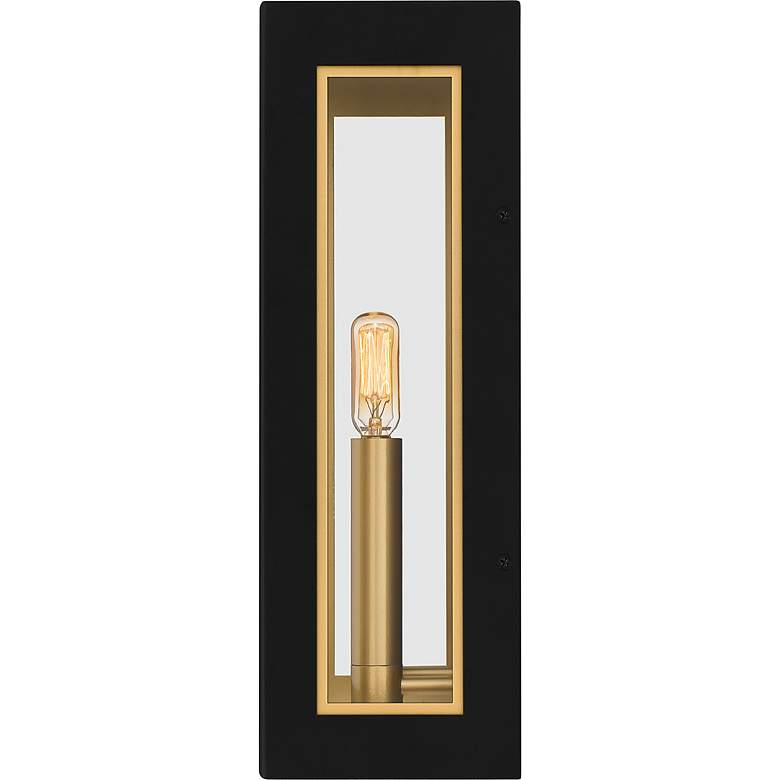Image 5 Bourbon 2-Light Matte Black Outdoor Wall Lantern more views