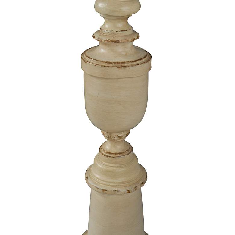 Image 4 Bourgault 64in Avignon Beige Floor Lamp with Heather Oatmeal Empire Shade more views