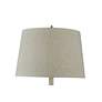 Thumbnail4 of Bourgault 64in Avignon Beige Floor Lamp with Heather Oatmeal Empire Shade more views
