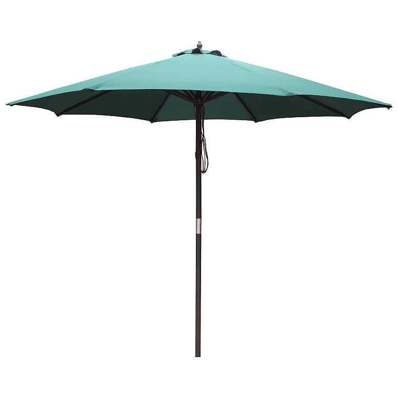 Image 1 Bourke Green 9&#39; Market Umbrella