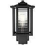 1_Bouvier 14" High Black Outdoor Wall Light