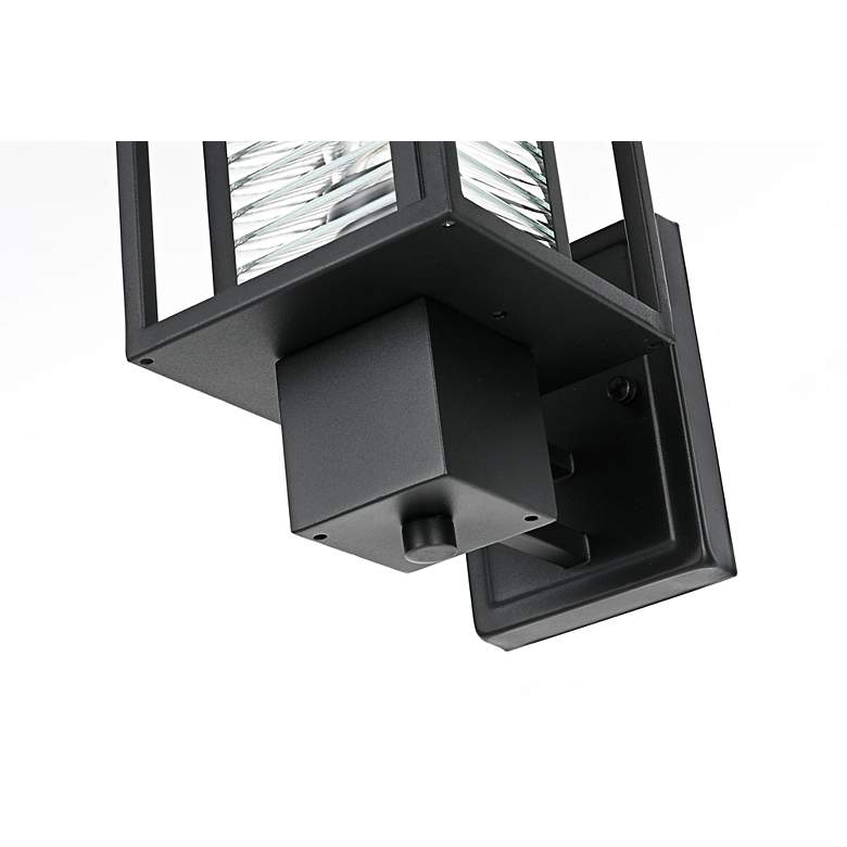 Image 4 Bouvier 14" High Black Outdoor Wall Light more views