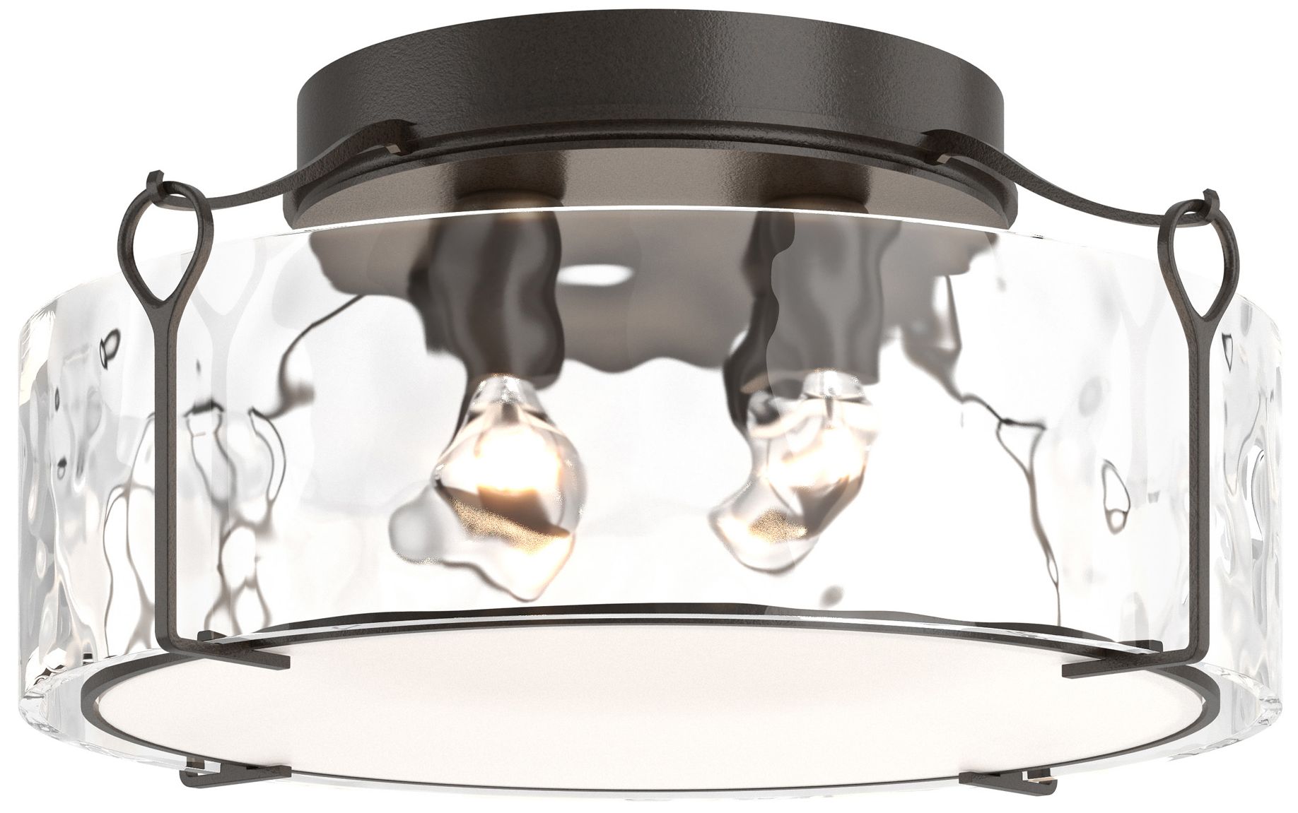 Bow 19 1/2" Wide Oil-Rubbed Bronze 4-Light Ceiling Light - Made to Order